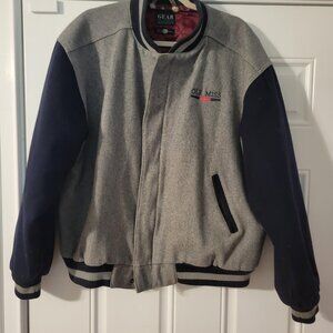 Vintage Ole Miss Bomber Jacket--XL--$25
